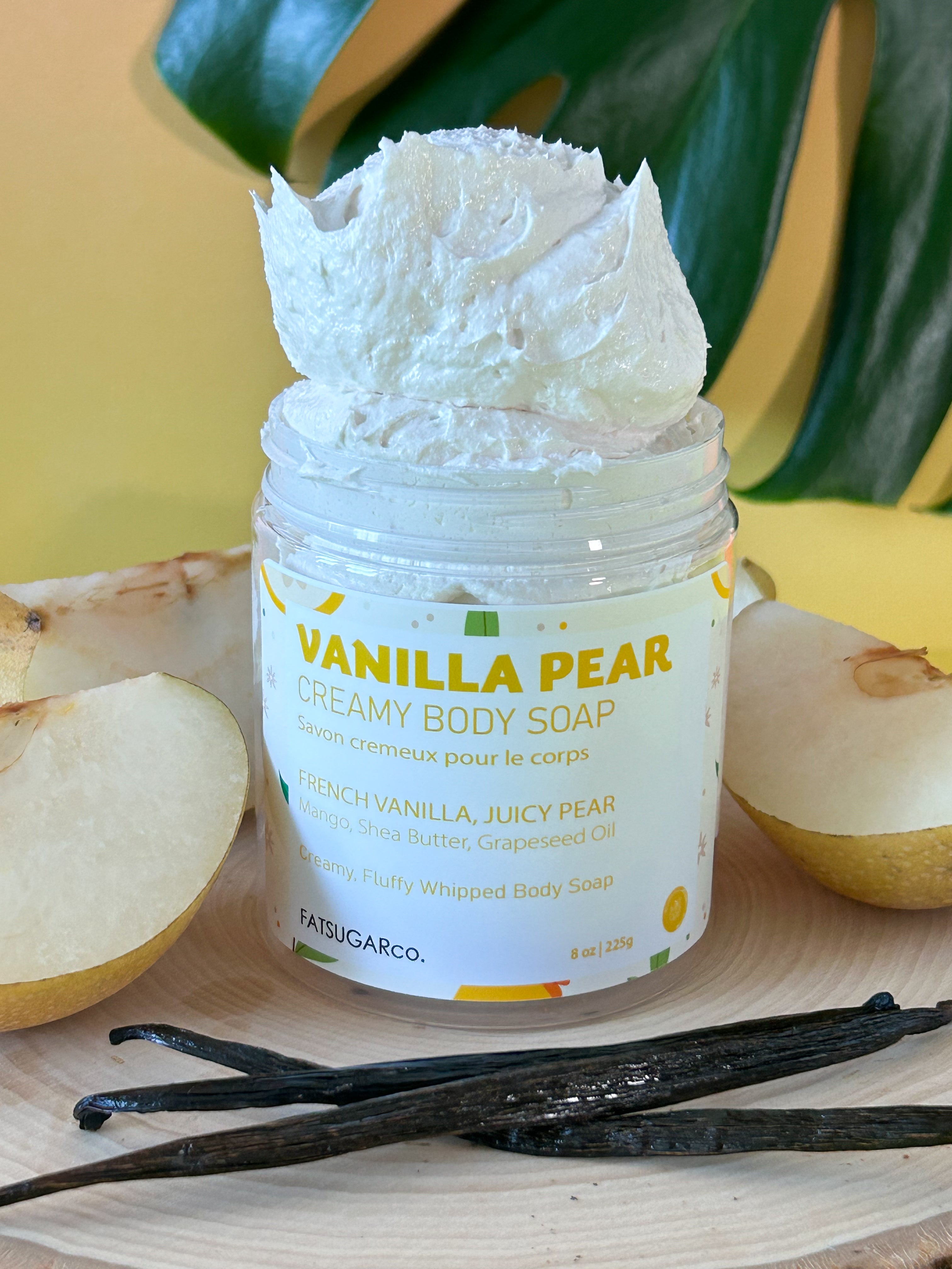 Vanilla Pear Foaming Body Scrub