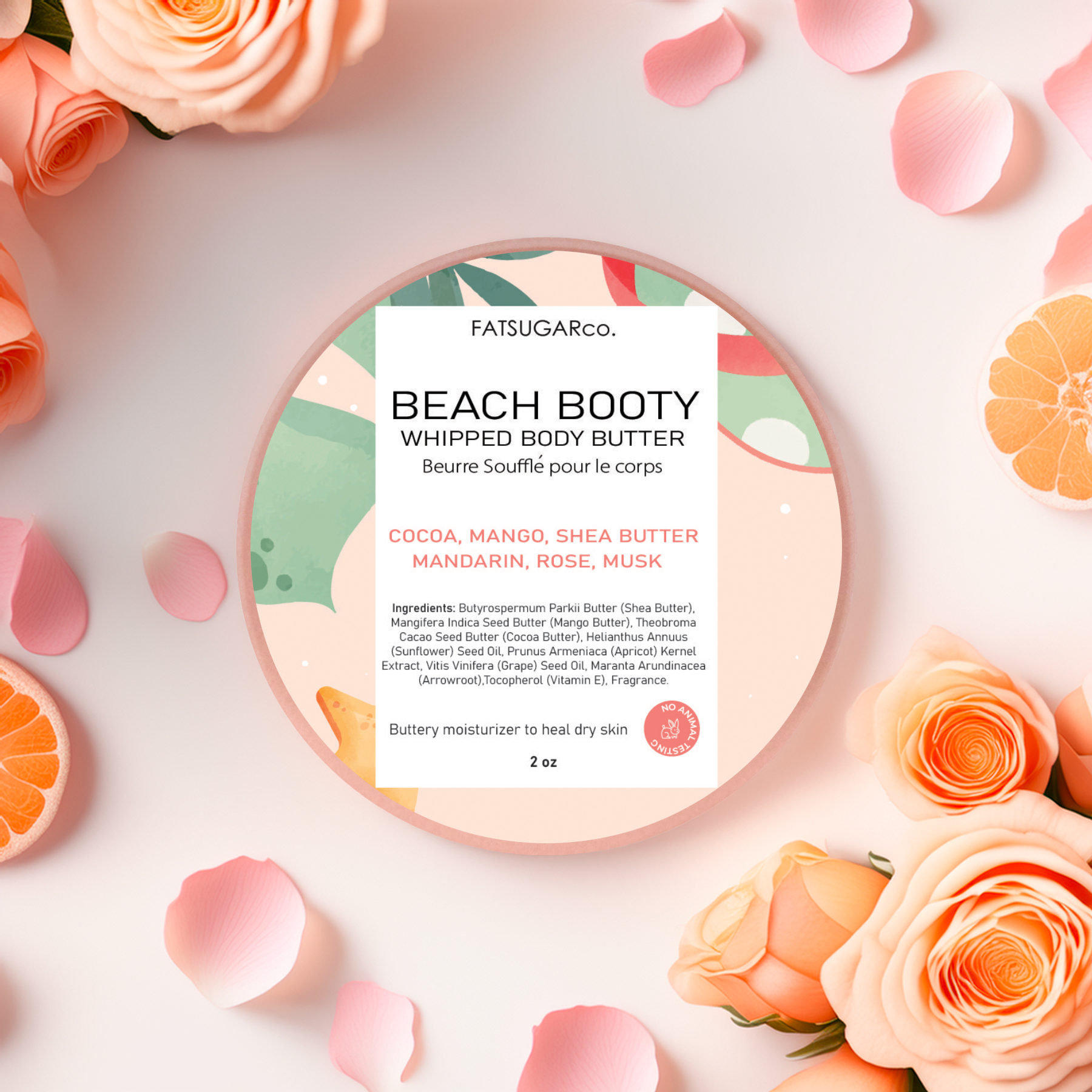 Beach Booty Mini Whipped Body Butter - Travel Size