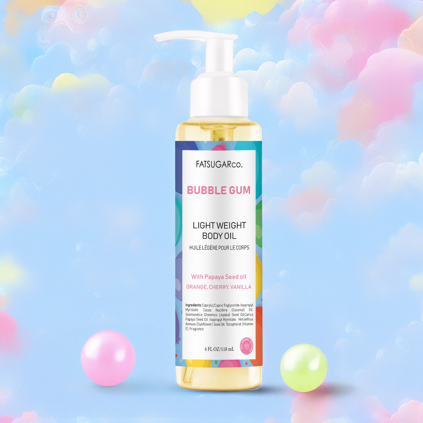 Body Oil Fragrance Oil for Glowing Skin - Various Scents