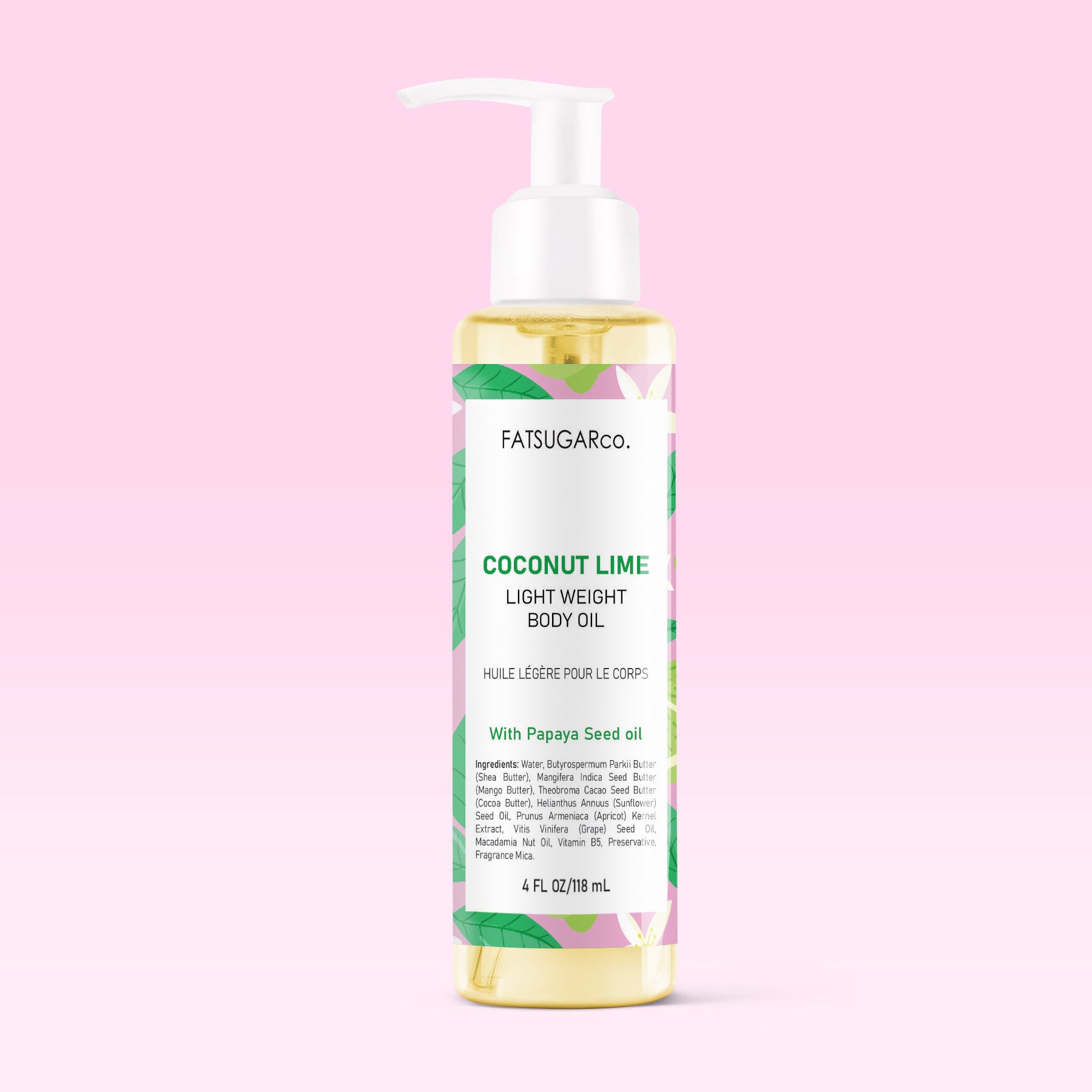 Coconut Lime Lightweight Body Fragrance for Glowing Skin