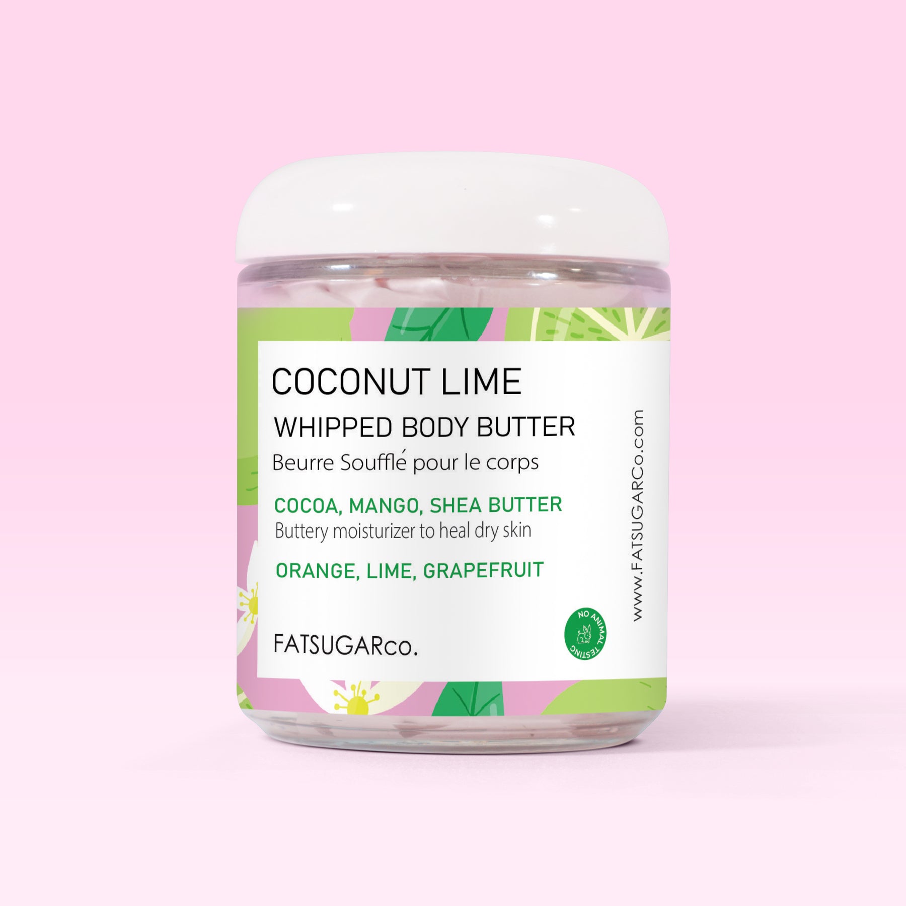 Coconut Lime Whipped Body Butter Non Greasy