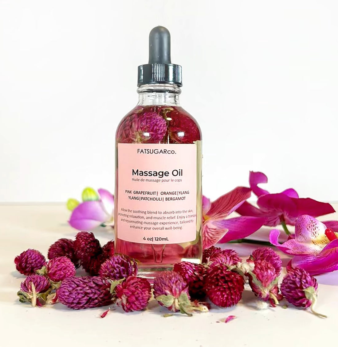 Luxurious Body & Massage Oil - Fast-Absorbing Essential Blend| Light weight Oil| Calm