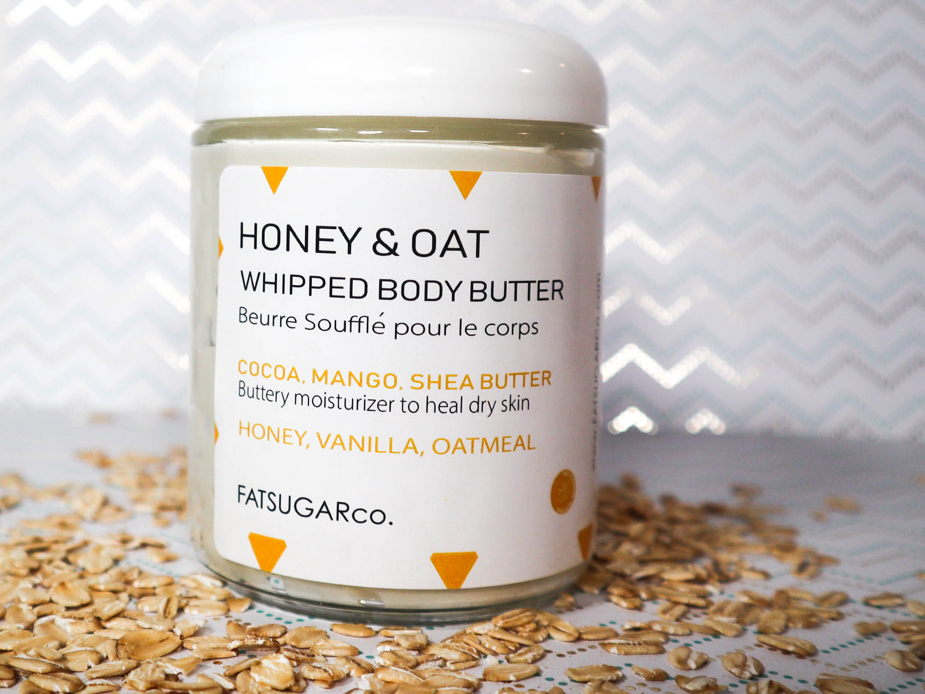 Whipped Body Butter for Dry skin- Honey & Oat