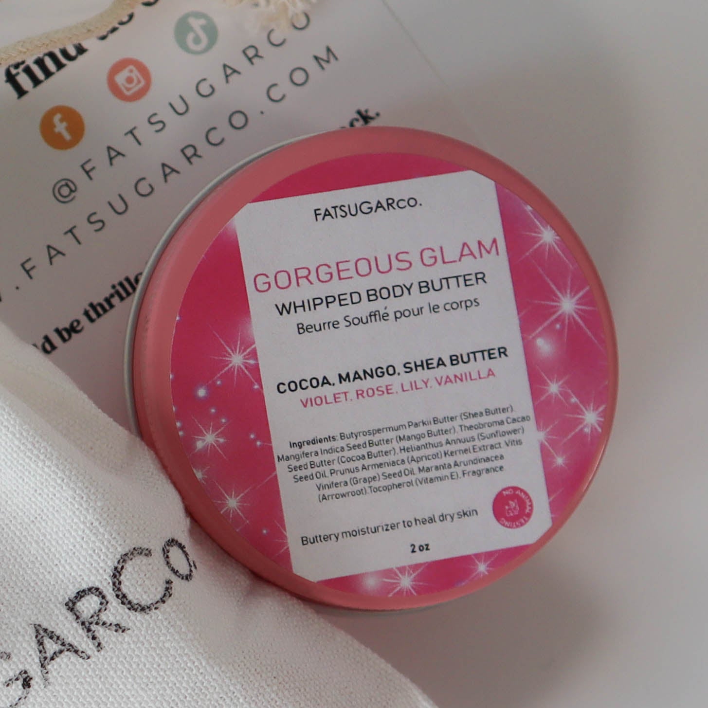 Gorgeous Glam Mini Whipped Body Butter - Travel Size