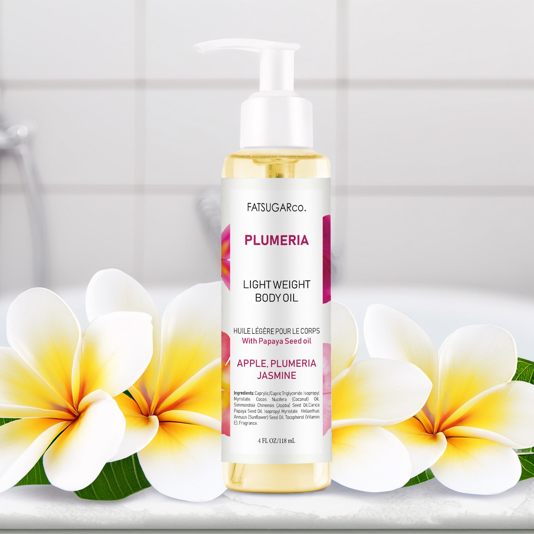 Plumeria - Body Oil for Glowing Skin