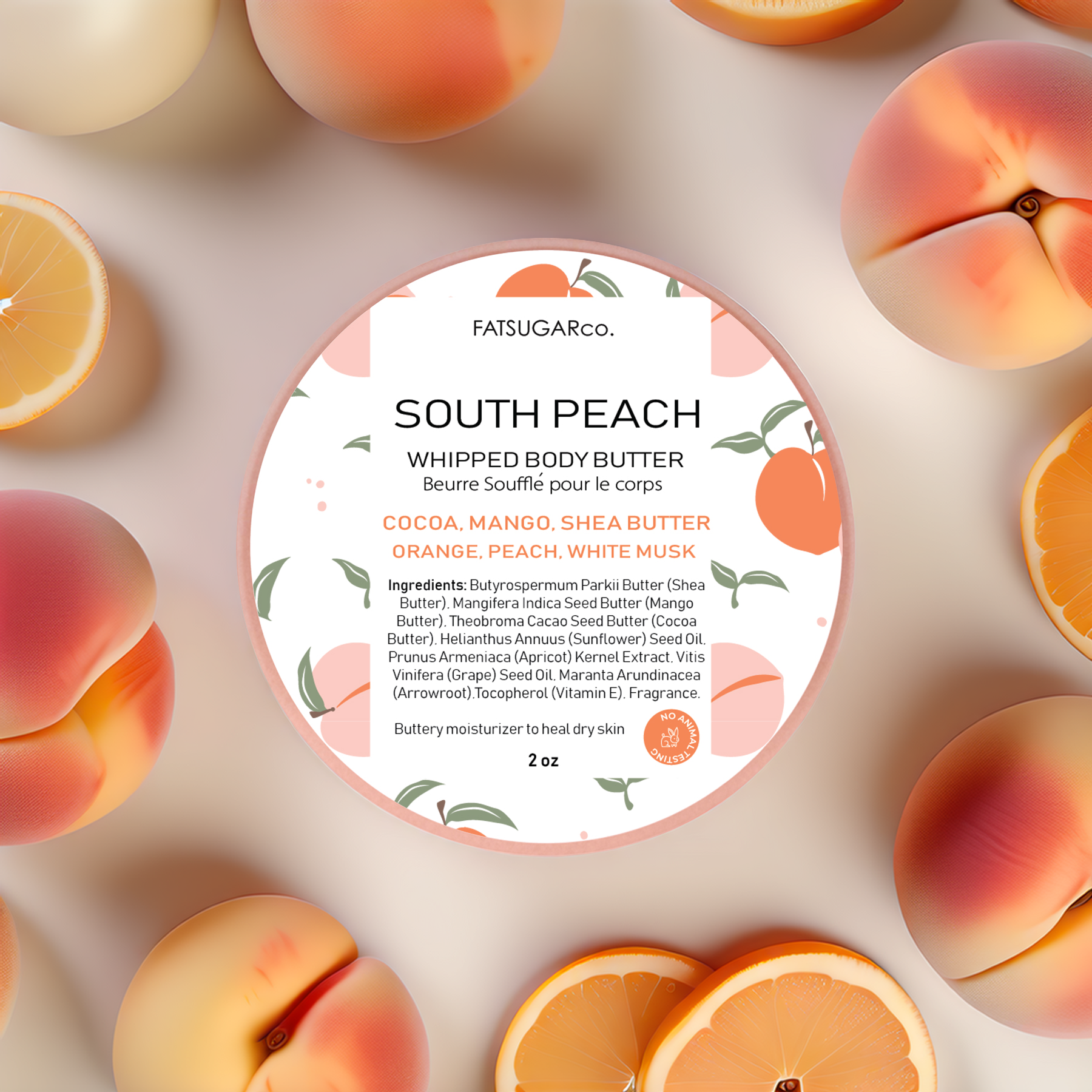 South Peach Mini Whipped Body Butter - Travel Size