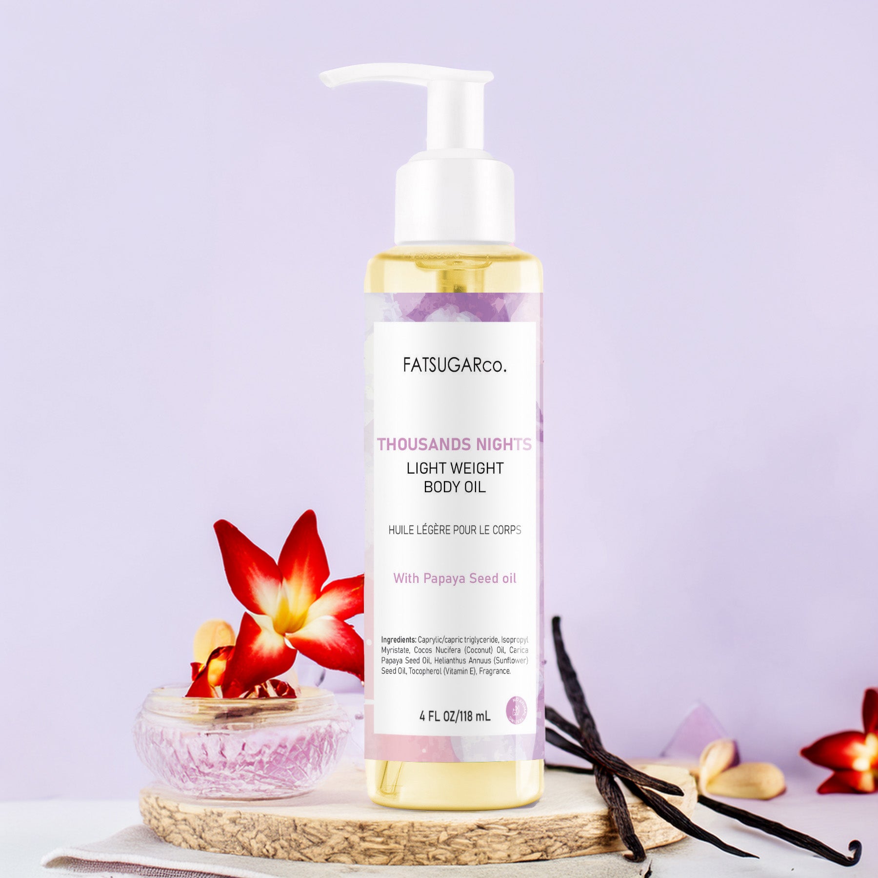 Thousand Nights Body Fragrance Oil for Glowing Skin