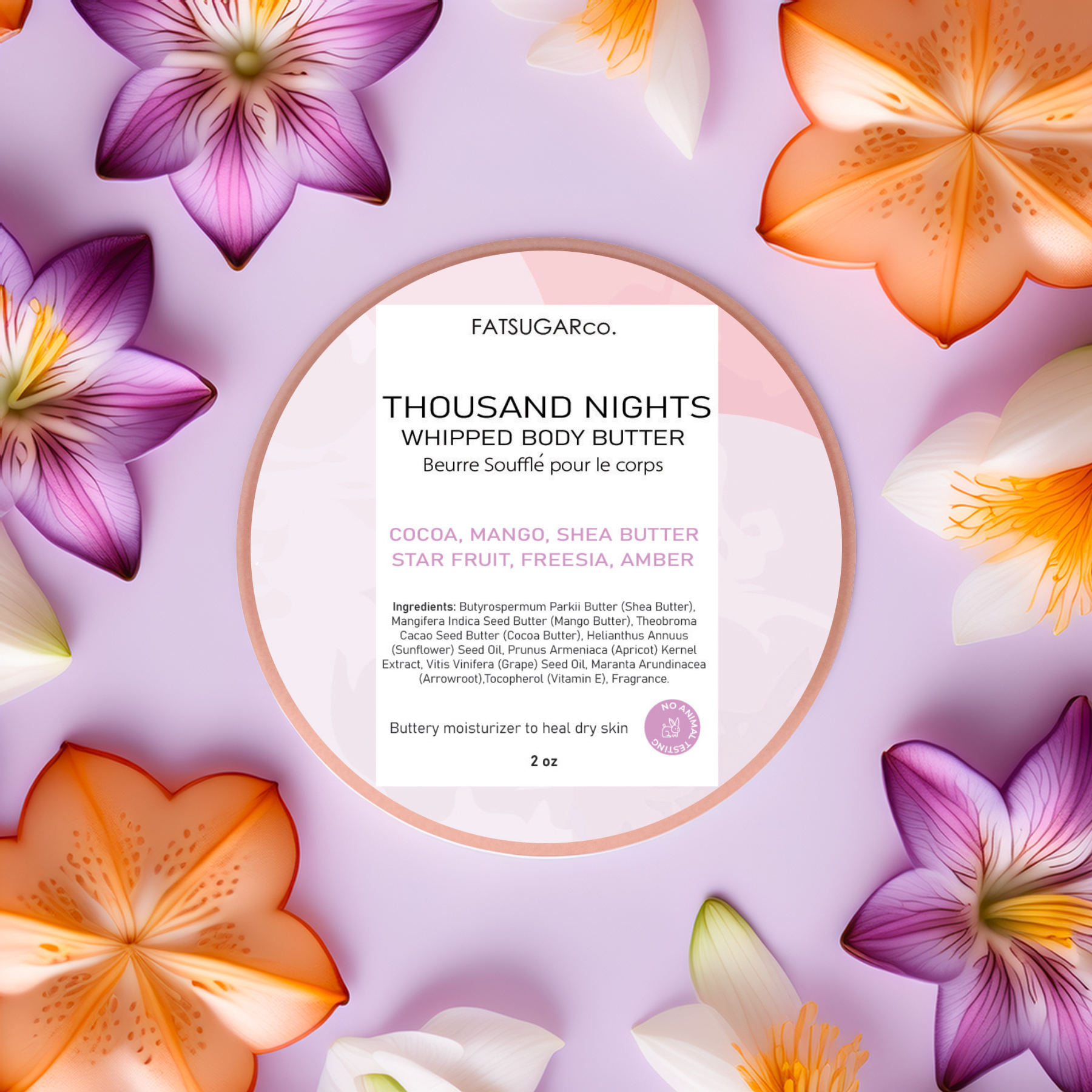 Thousand Nights Mini Whipped Body Butter - Travel Size