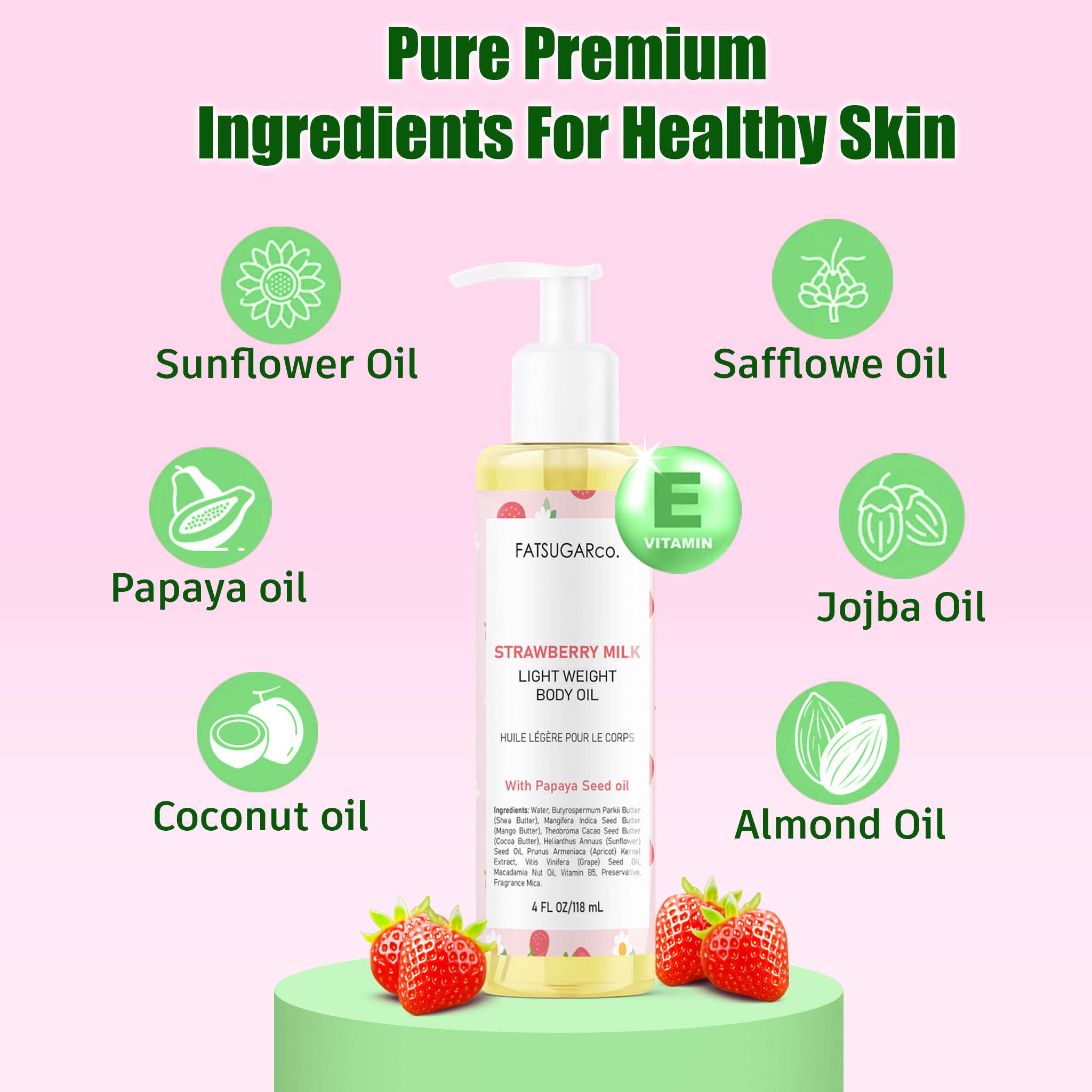 Lavender Vanilla - Body Oil for Glowing Skin
