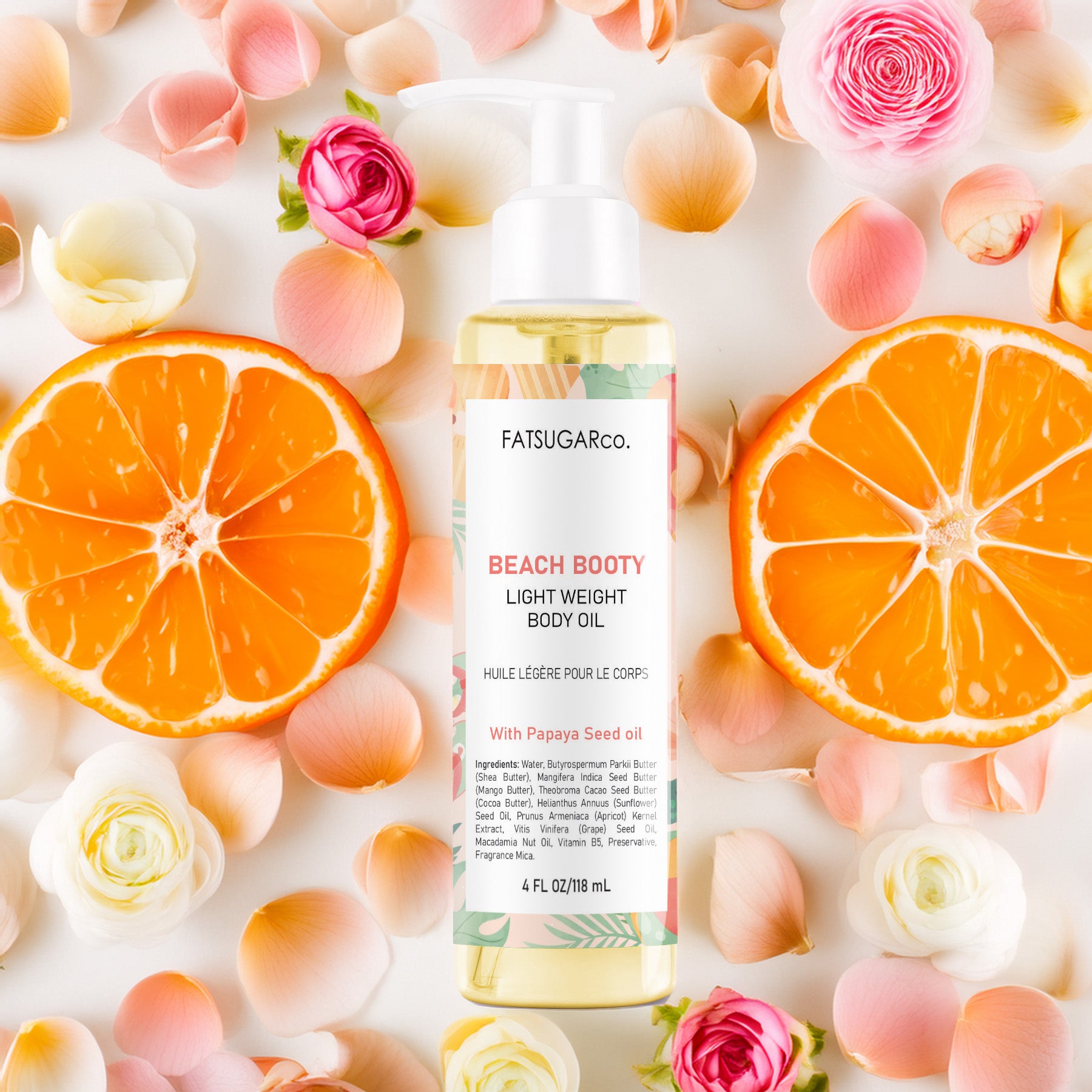 Body Oil Fragrance Oil for Glowing Skin - Various Scents