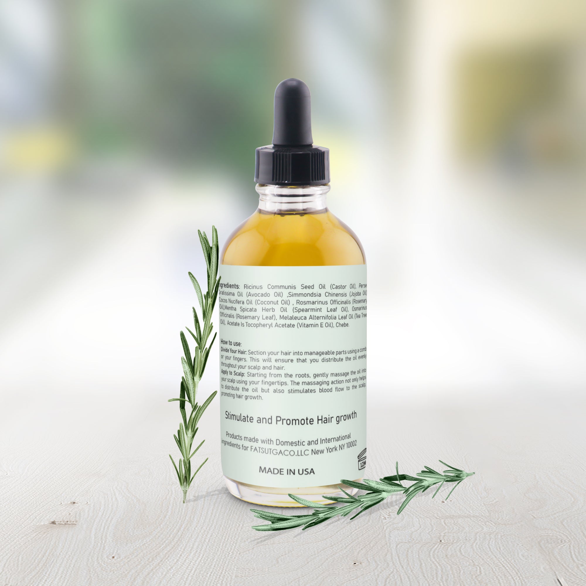 Rosemary Mint hair oil