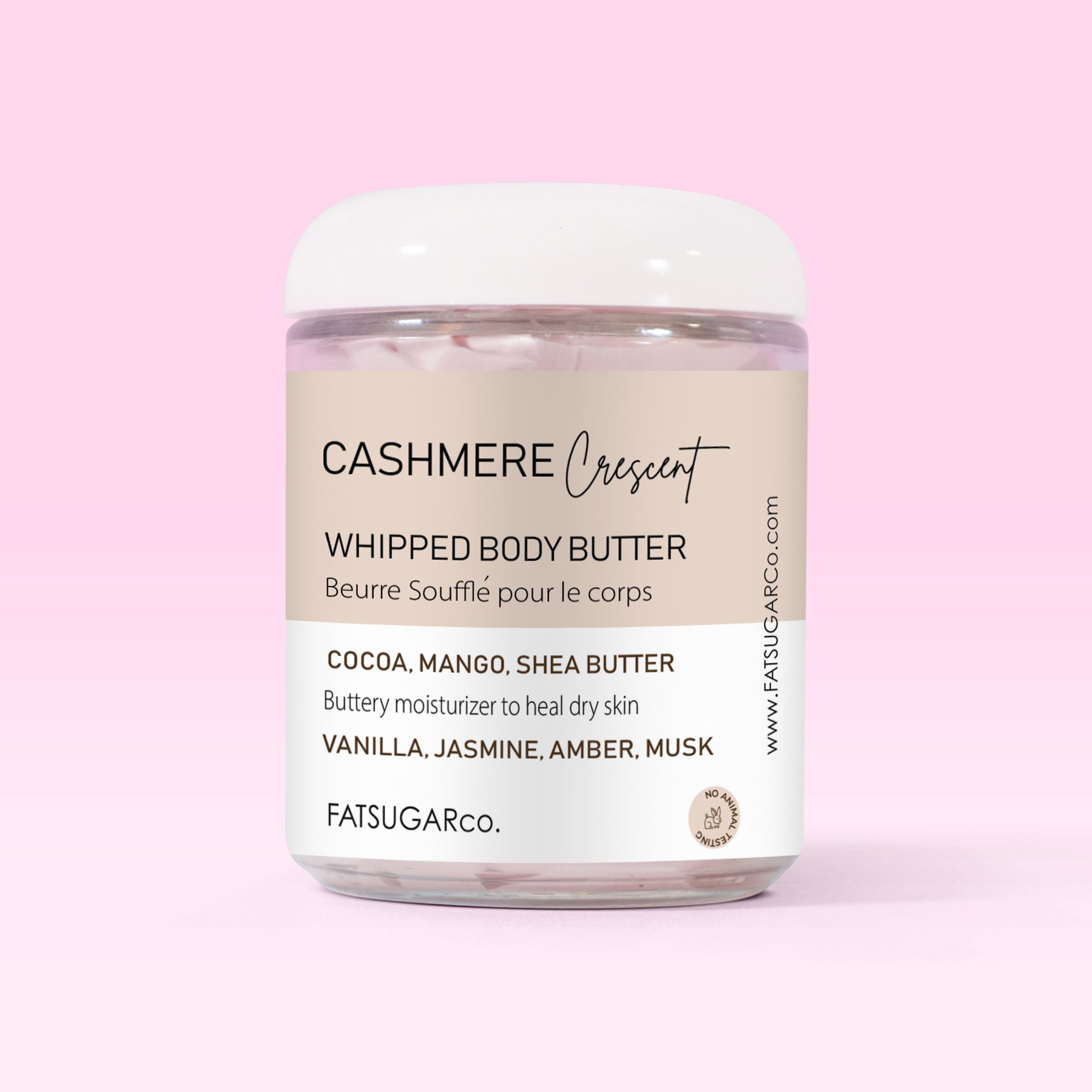 Whipped Body Butter for Dry skin- Cashmere Crescent