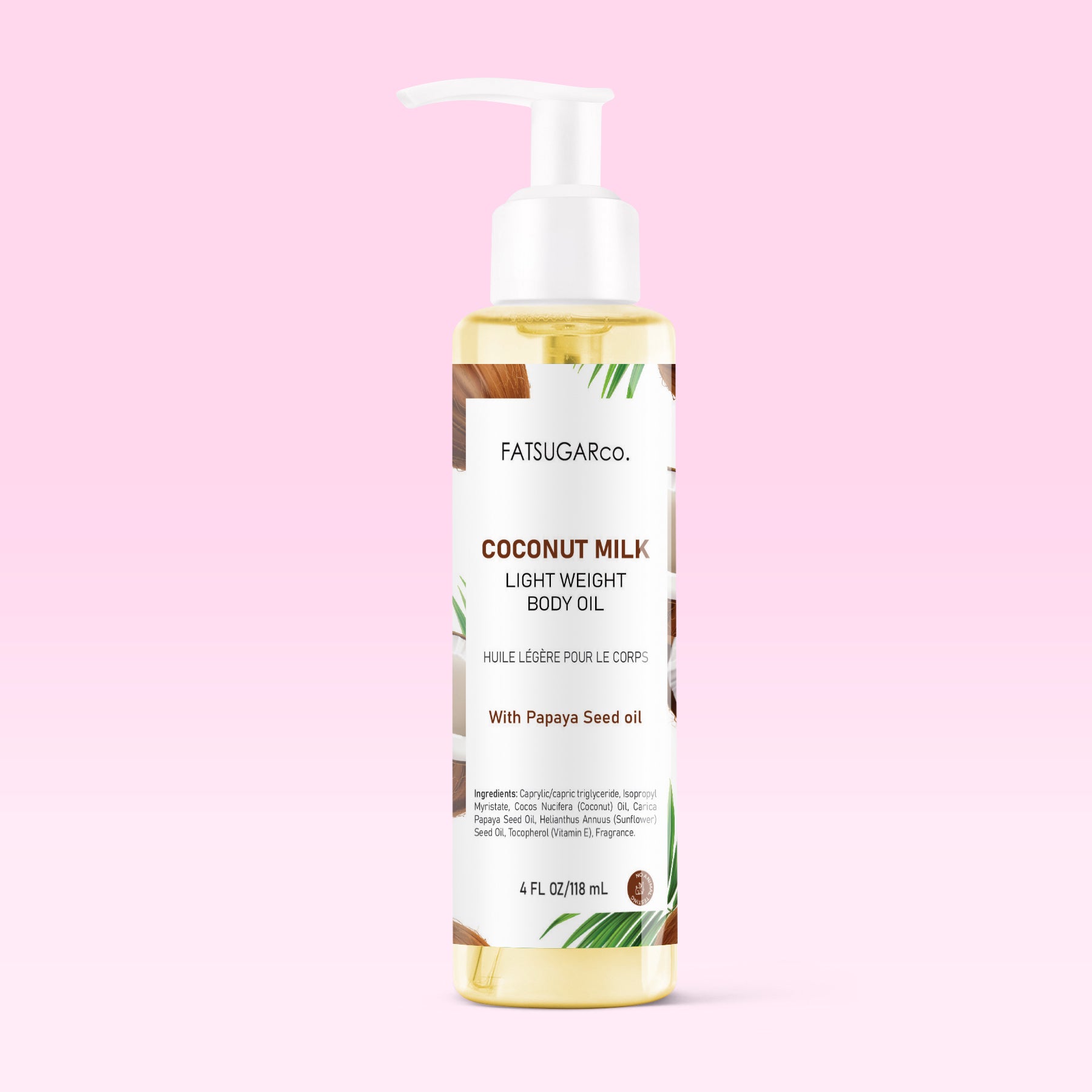 Coconut Milk Body Oil