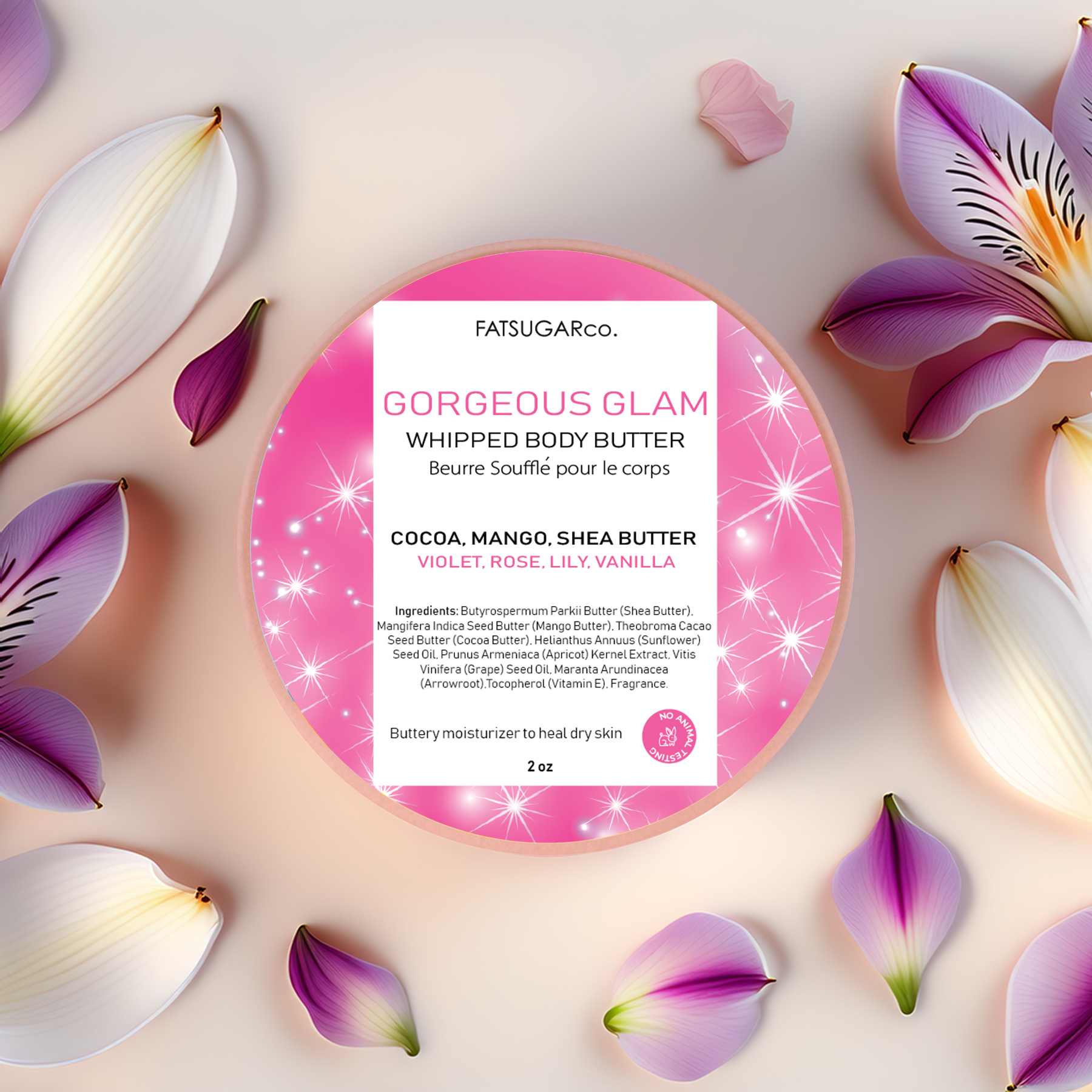 Gorgeous Glam Mini Whipped Body Butter - Travel Size