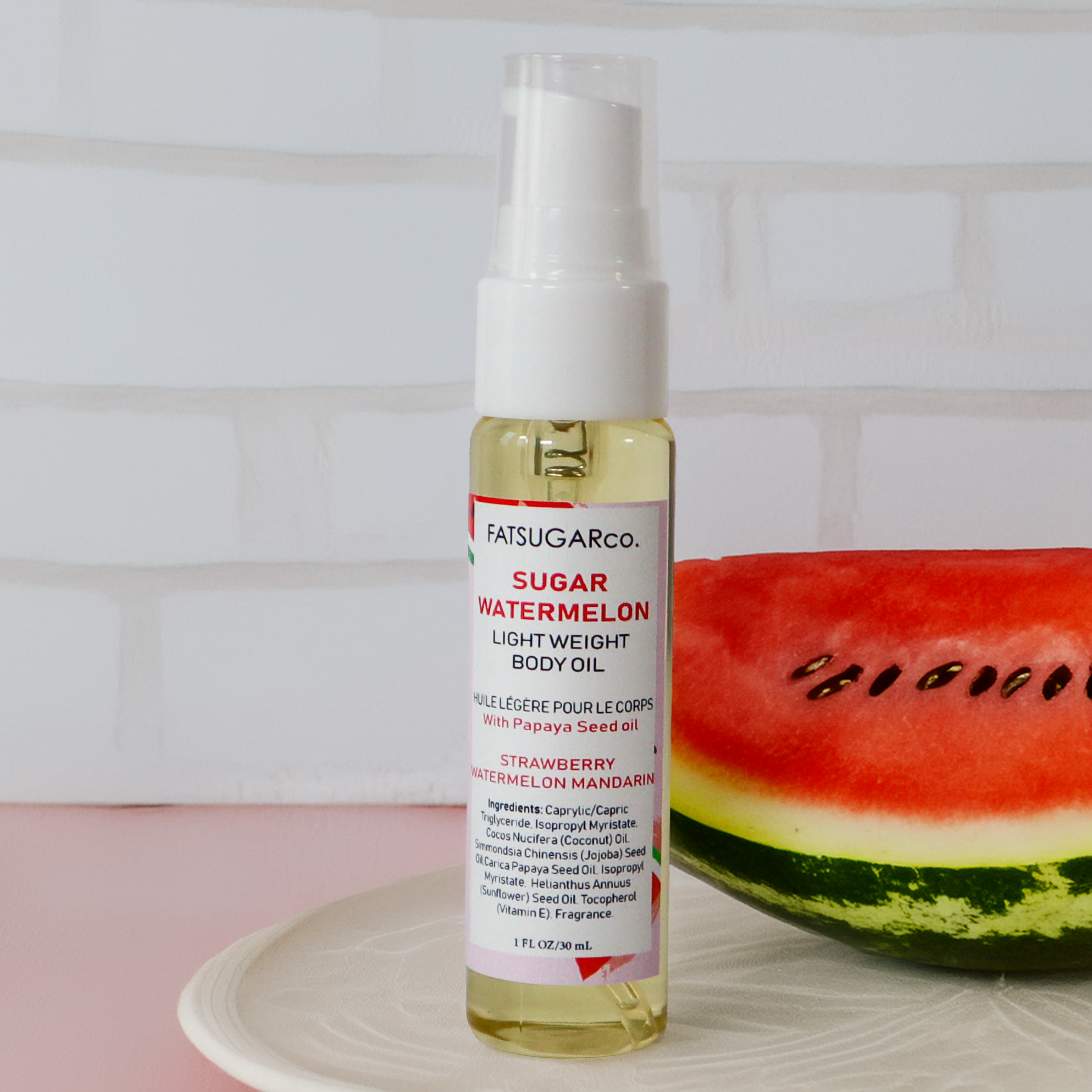Sugar Watermelon Body Oil - 1 Ounce Travel Size