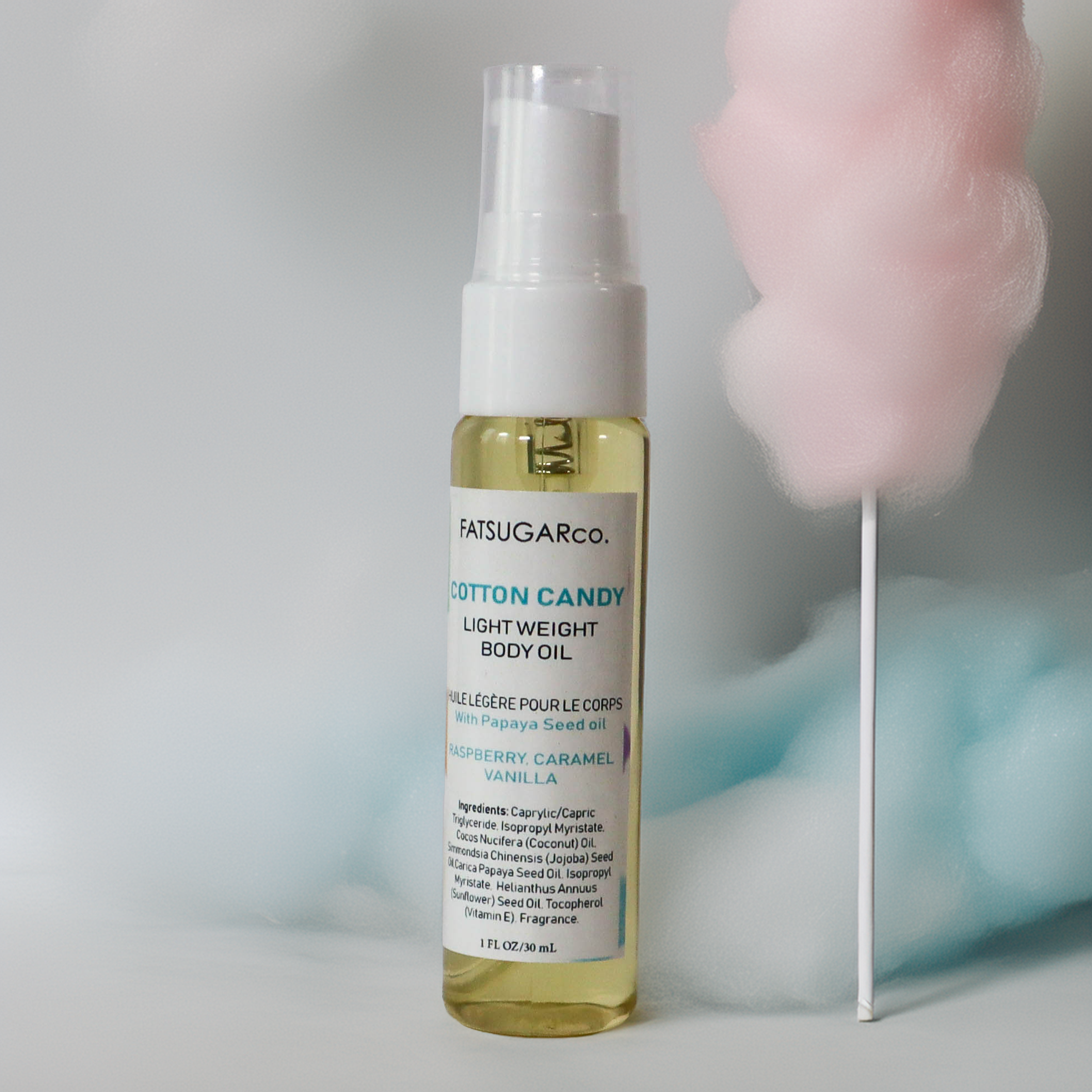 Cotton Candy Body Oil - 1 Ounce Travel Size
