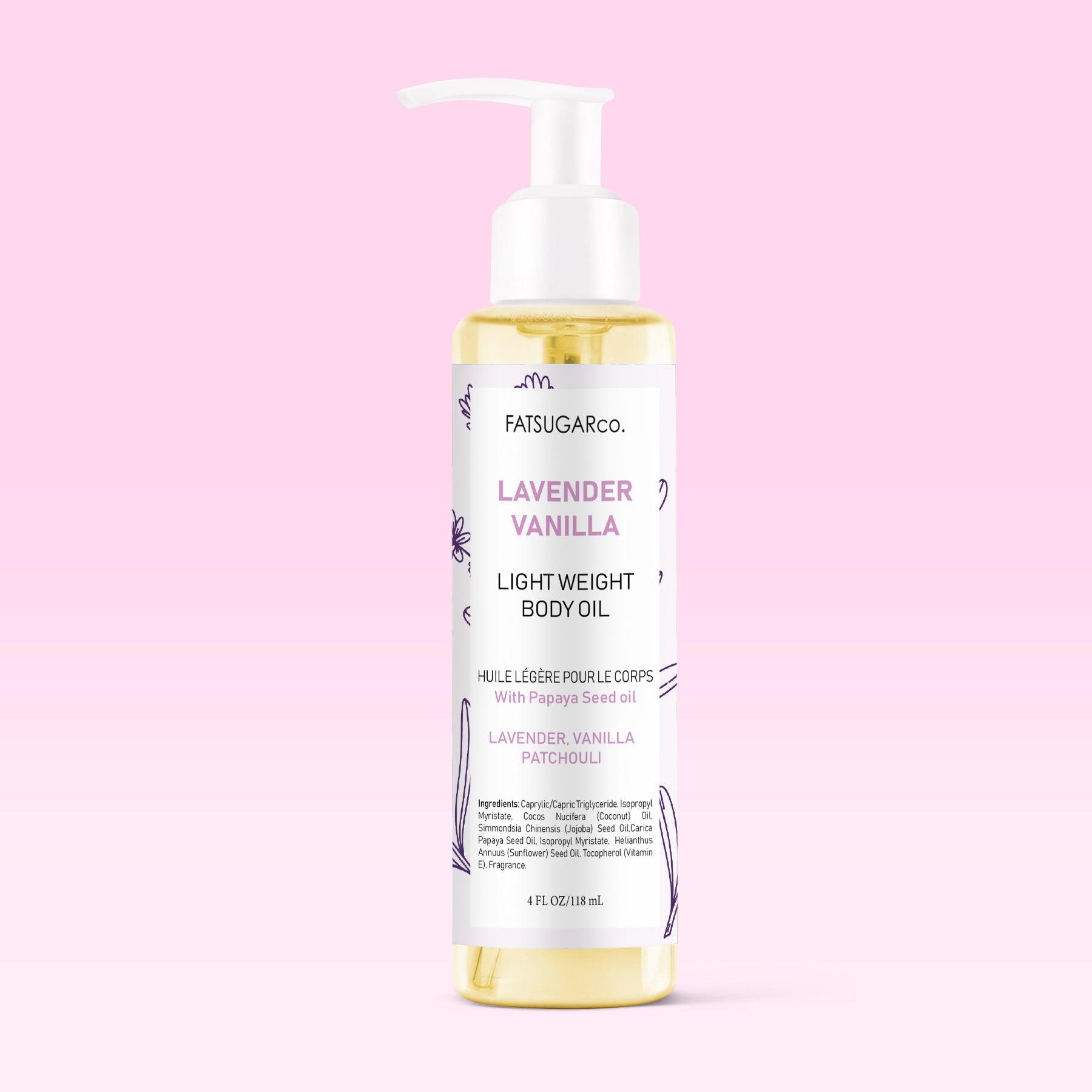 Lavender Vanilla - Body Oil for Glowing Skin