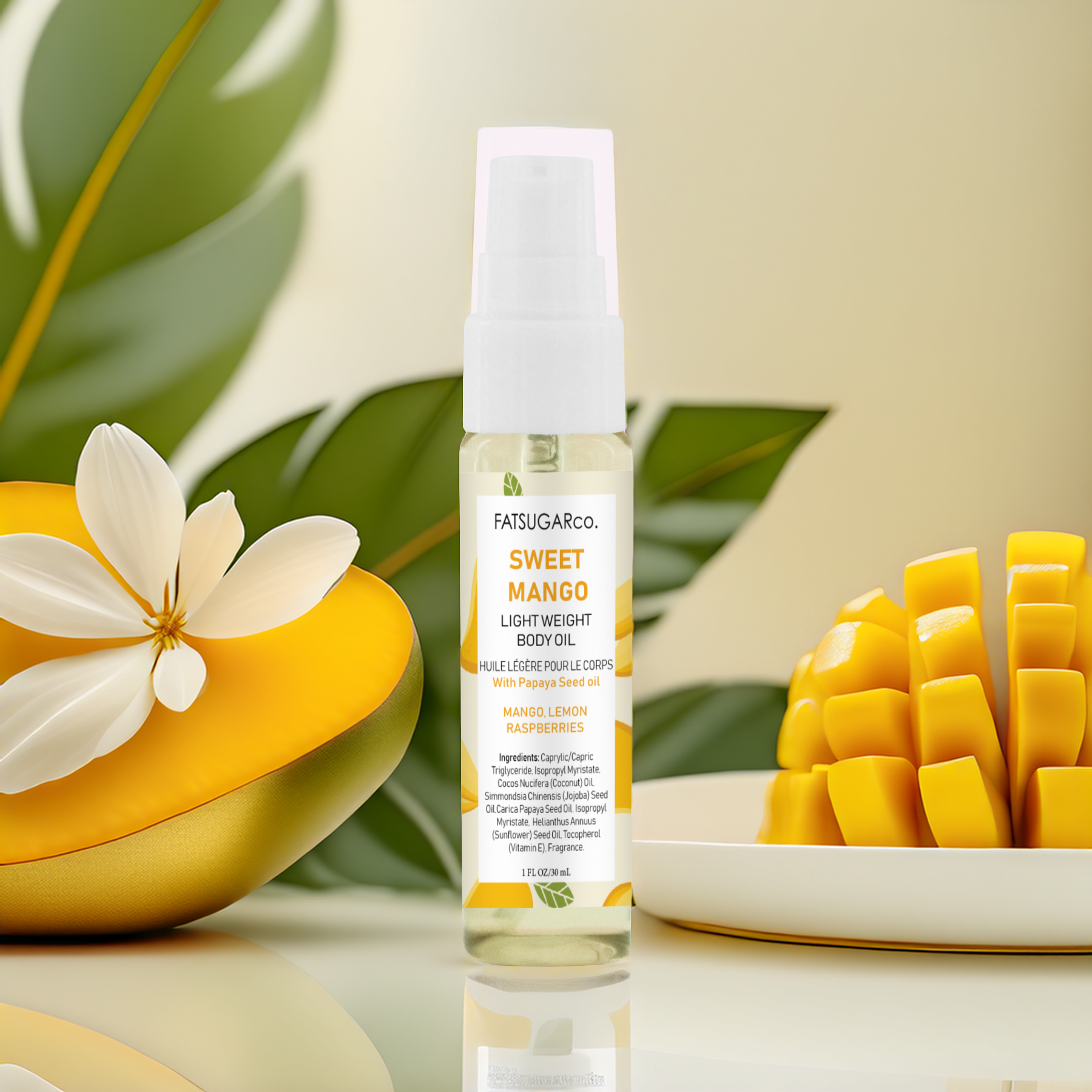 Mango Mambo Body Oil - 1 Ounce Travel Size