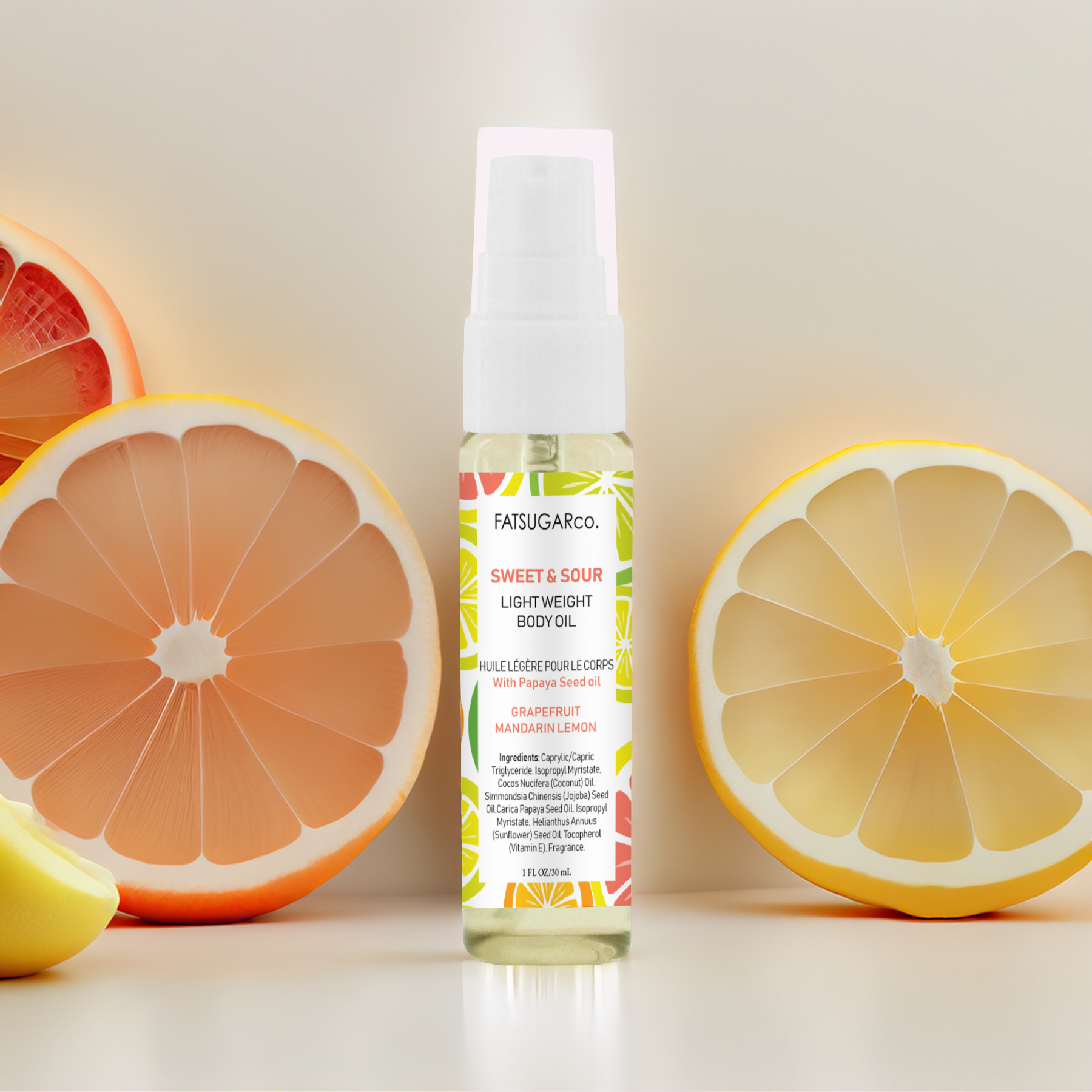 Sweet and Sour Body Oil - 1 Ounce Travel Size