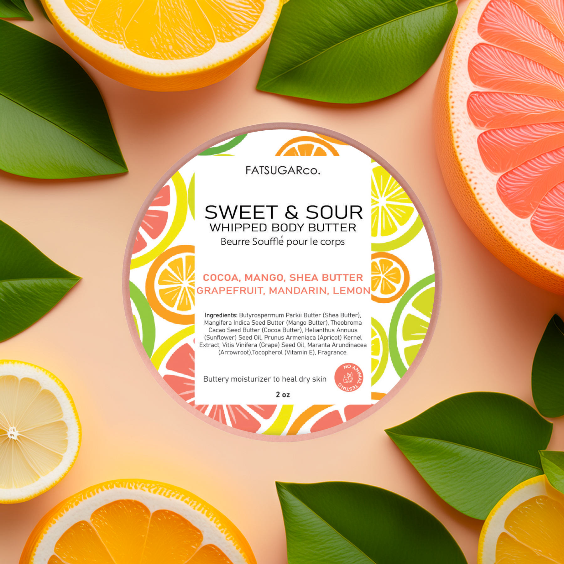 Sweet & Sour Mini Whipped Body Butter - Travel Size