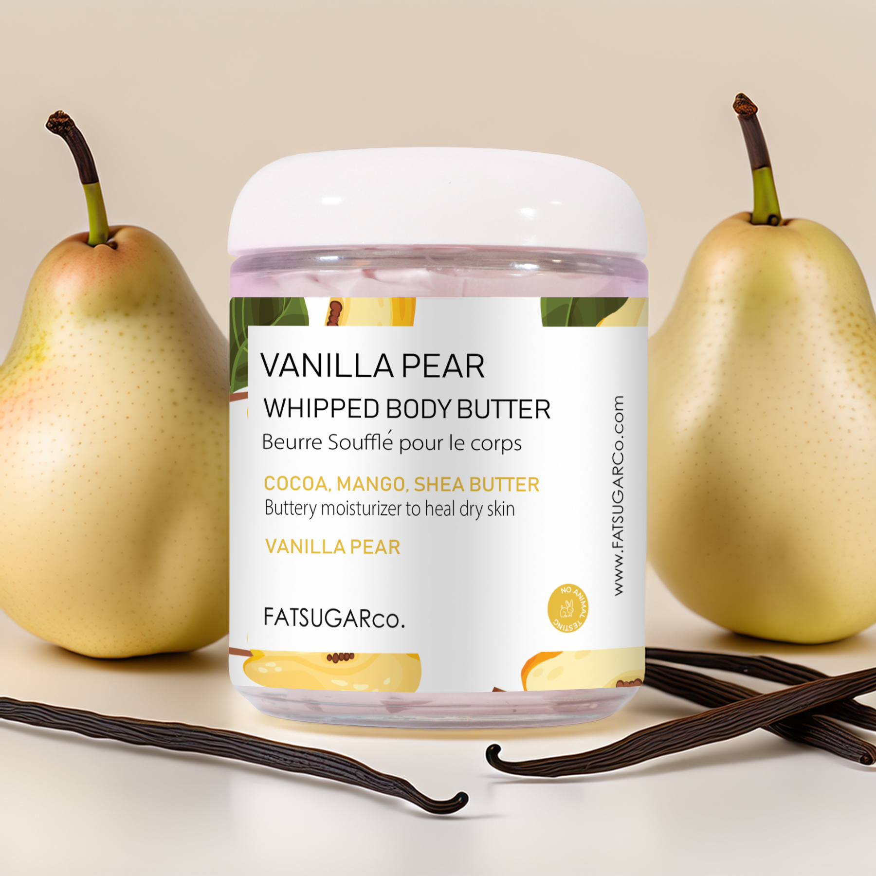 Vanilla Pear Whipped Body Butter