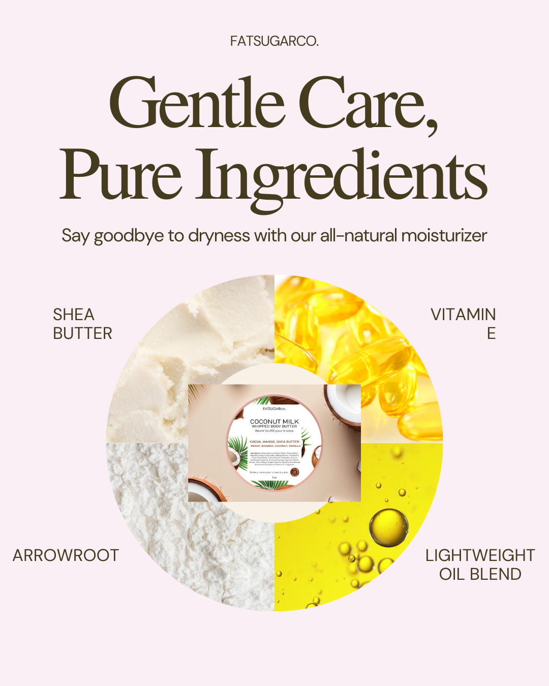 Coconut Milk Mini Whipped Body Butter - Travel Size